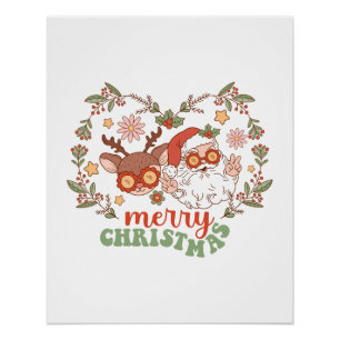 Xmas Gift Merry Christmas Poster