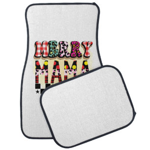 Xmas Gift Merry Mama Car Floor Mat