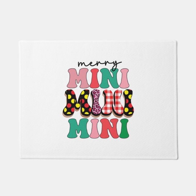 Xmas Gift Merry Mimi Doormat (Front)