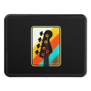 Xmas Gift Retro Vintage Guitar Player Hitch Cover