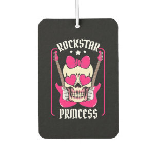 Xmas Gift Rockstar Princess Skull Air Freshener