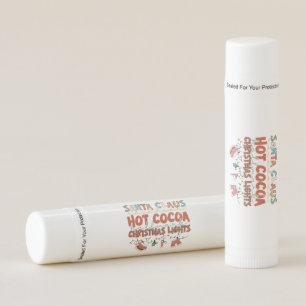 Xmas Gift Santa ClausChristmas Lights Lip Balm