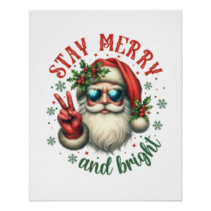 Xmas Gift Stay Merry Poster