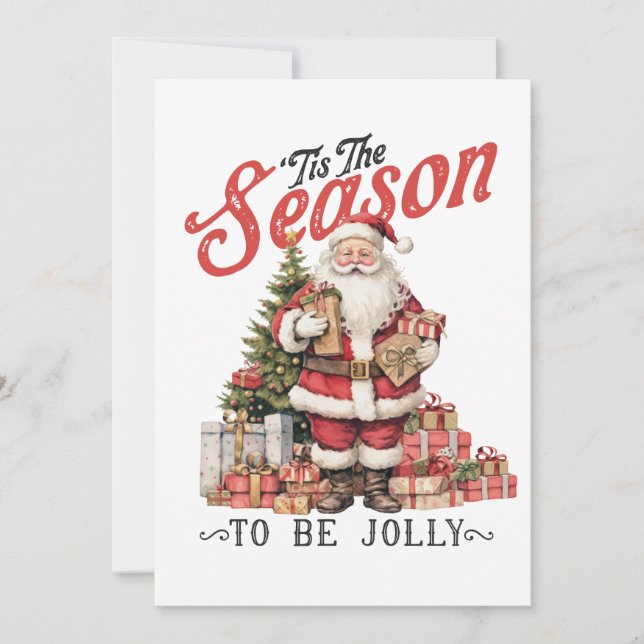 Xmas Gift Tis The Season Invitation (Front)