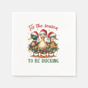 Xmas Gift To be Ducking Napkins