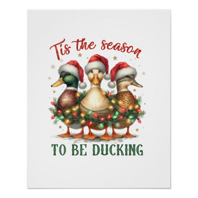Xmas Gift To be Ducking Poster (Front)