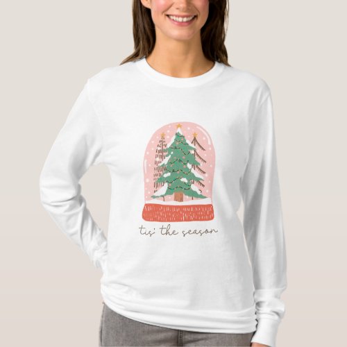 Xmas Gift Tree Tis The Season T_Shirt