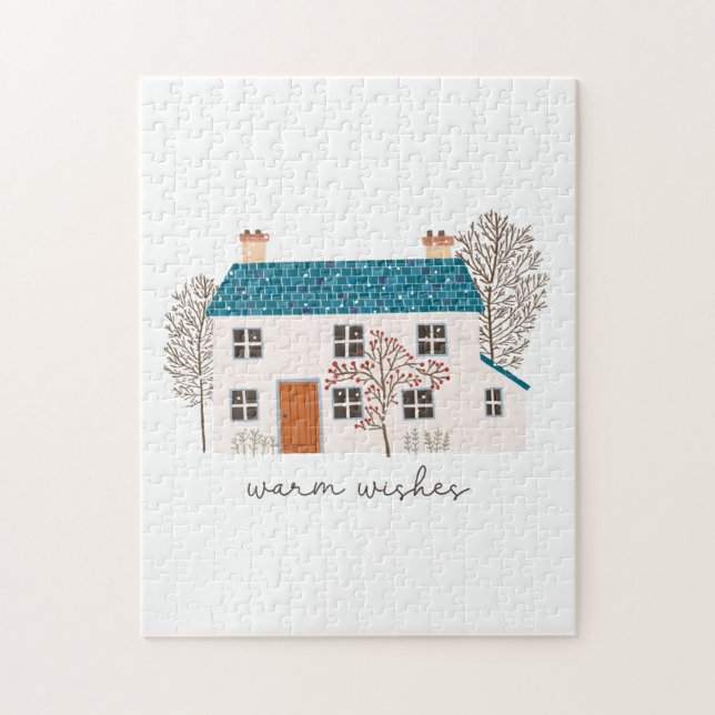 Xmas Gift Warm Wishes Jigsaw Puzzle (Vertical)