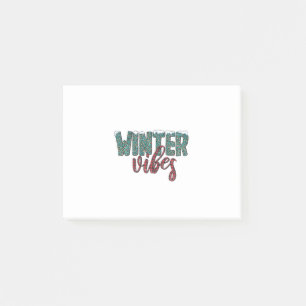Xmas Gift Winter Vibes Post-it Notes