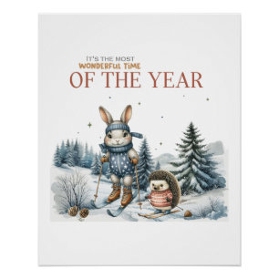 Xmas Gift Wonderful Time Of The Year Poster