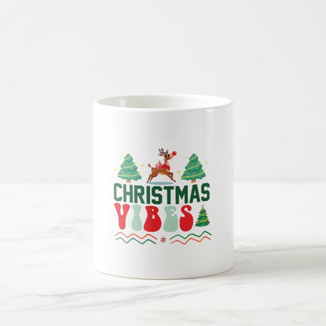 Xmas Gift Xmas Vibes Coffee Mug (Center)