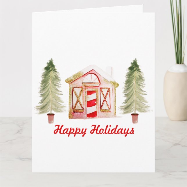 XMAS Gnome Design 4  Card (Front)