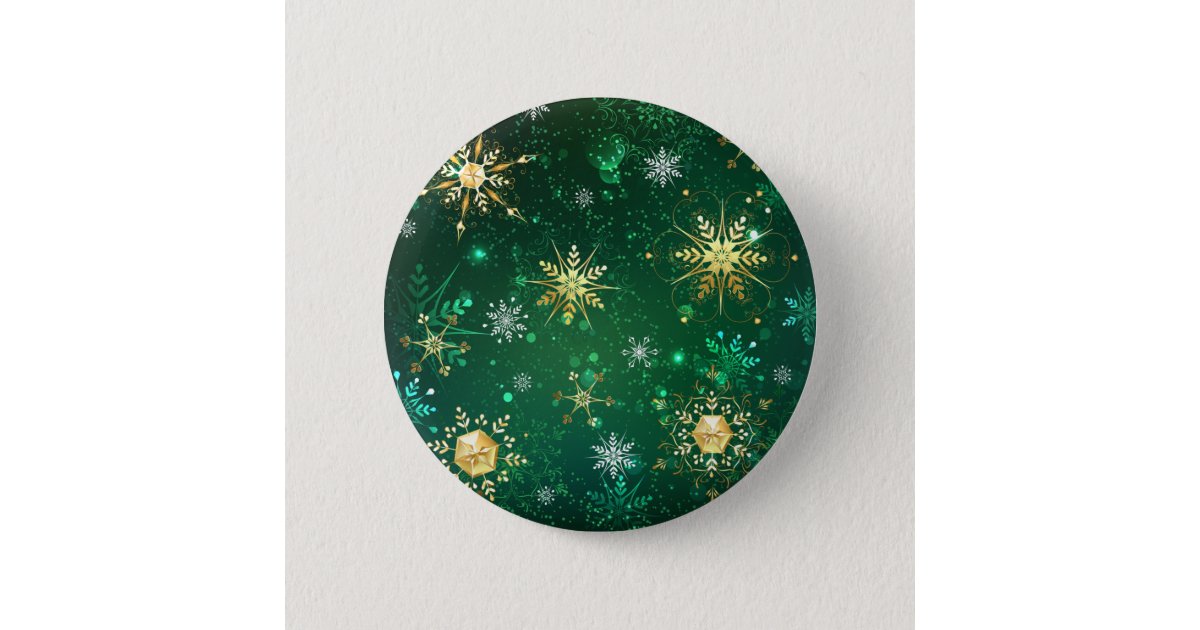 Snowflake Magnets or Snowflake Pinback Buttons 1 inch Pinback Buttons