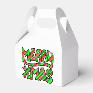 XMAS Graffiti Favor Boxes