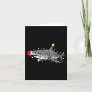 Xmas Graphic Christmas Shark Fun Sharks Christmas Card
