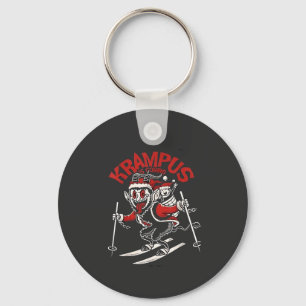Xmas Gruss Vom Krampus Christmas Devil Keychain