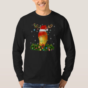 Xmas Holiday Reindeer Hat Santa Mango Christmas   T-Shirt