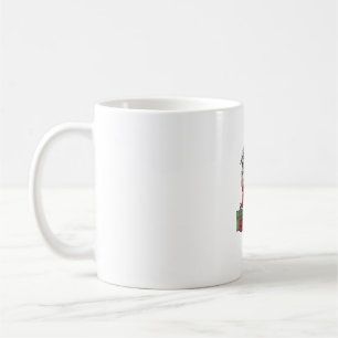 Xmas Holiday Santa Giant Schnauzer Dog Christmas Coffee Mug