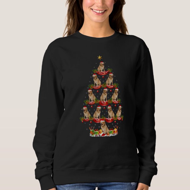 Xmas Holiday Santa Labrador Retriever Dog Christma Sweatshirt (Front)