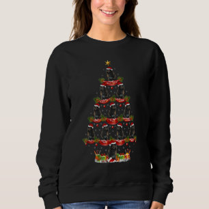 Xmas Holiday   Santa Portuguese Water Dog Christma Sweatshirt