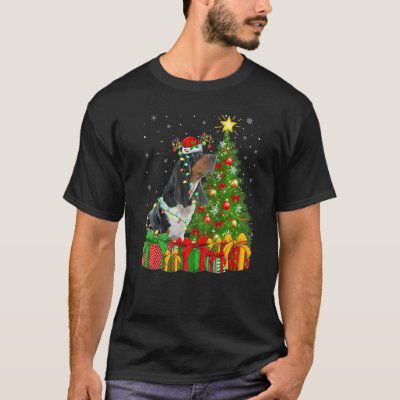 Xmas Holiday Santa Rhodesian Ridgeback Dog Christm T-Shirt
