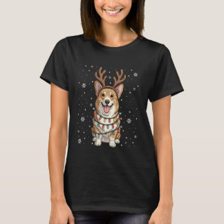 Xmas Holiday Santa Welsh Corgi Dog Christmas Holid T-Shirt