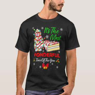Xmas Holidays Christmas Tree Cake It's Most Wonder T-Shirt
