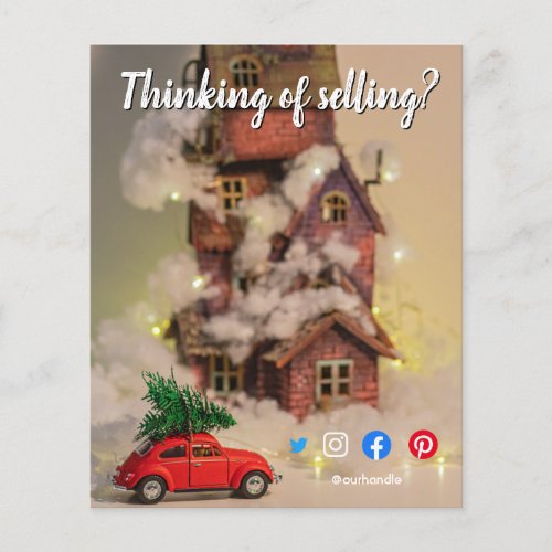 xmas house selling mailer real estate marketing fl flyer