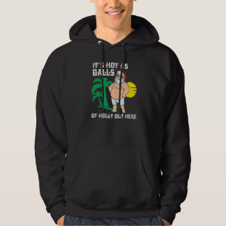 Xmas In July Hot Santa Summer Christmas Cute  Grap Hoodie