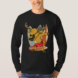 Xmas In Summer Party Boy Christmas In July Dabbing T-Shirt