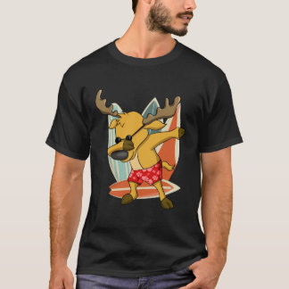 Xmas In Summer Party Boy Christmas In July Dabbing T-Shirt