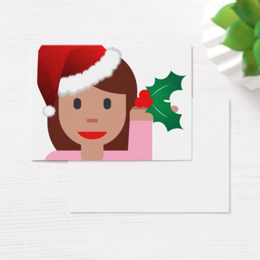 xmas information girl emoji (Desk)
