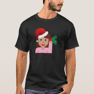 xmas information girl emoji T-Shirt