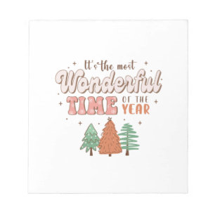 Xmas It Is The Most Wonderful Time Of The Year Notepad