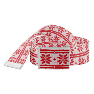 Xmas knitting seamless pattern 1 + your ideas belt