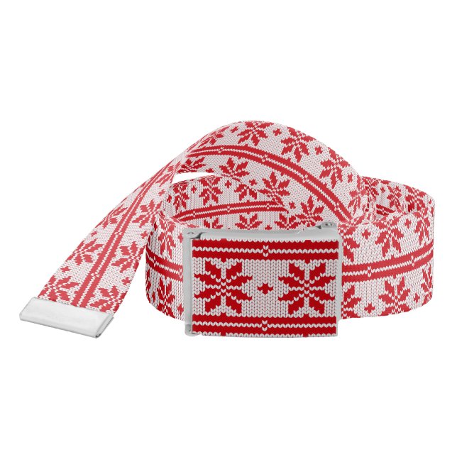 Xmas knitting seamless pattern 1 + your ideas belt (Snake)