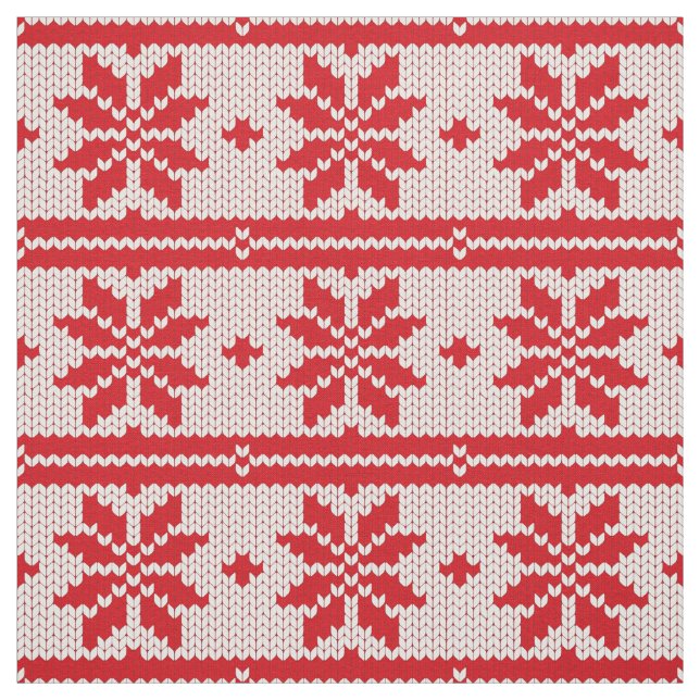 Xmas knitting seamless pattern 1 + your ideas fabric (Swatch)