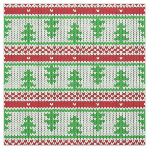 Xmas knitting seamless pattern 2 + your ideas fabric