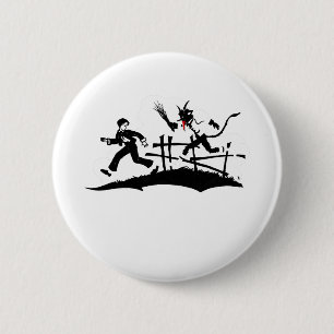 xmas krampus button