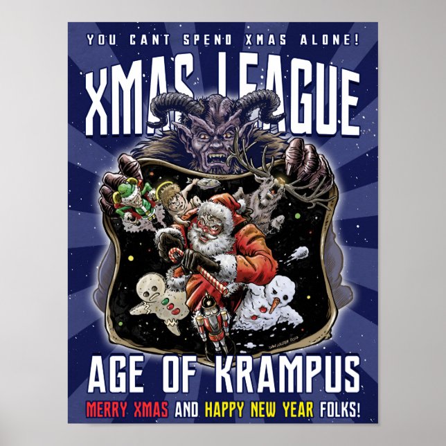 Xmas League Age of Krampus Poster (Front)