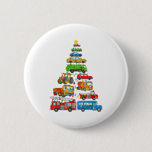 Xmas Light Christmas Tree, Funny Xmas Boys Kids To Button