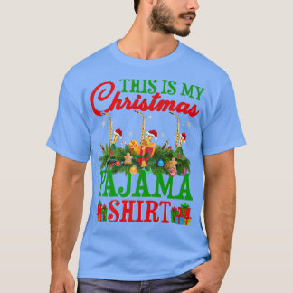 Xmas Light Saophone Music Lover This Is My Christm T-Shirt