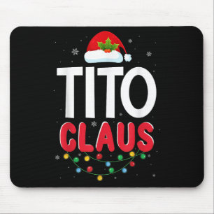 Xmas Light Tito Santa Claus Christmas Matching Cos Mouse Pad