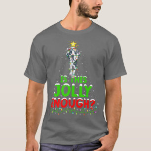 Xmas Lighting Is This Jolly Enough Great Dane Chri T-Shirt