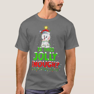 Xmas Lighting Is This Jolly Enough Havanese Christ T-Shirt