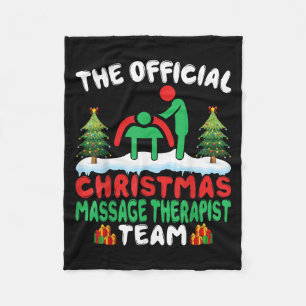 Xmas Mage Therast Team - Mage Therapy Christmas  Fleece Blanket