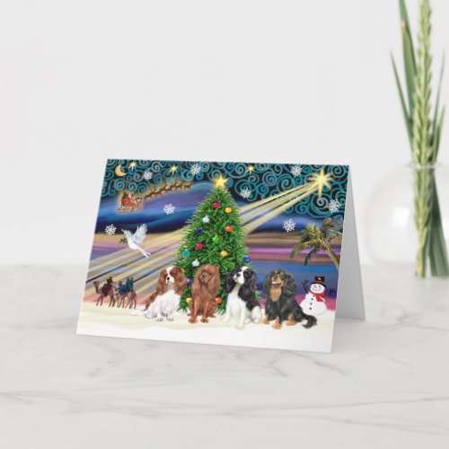 Xmas Magic_Cavalier Quad Holiday Card