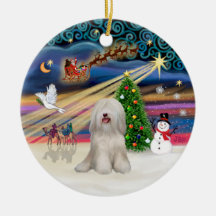 tibetan terrier ornament