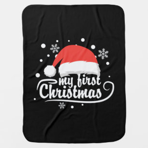 Xmas My First Christmas Baby Blanket