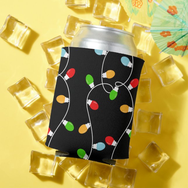 Xmas New year Christmas Lights Can Cooler (In Situ Summer)